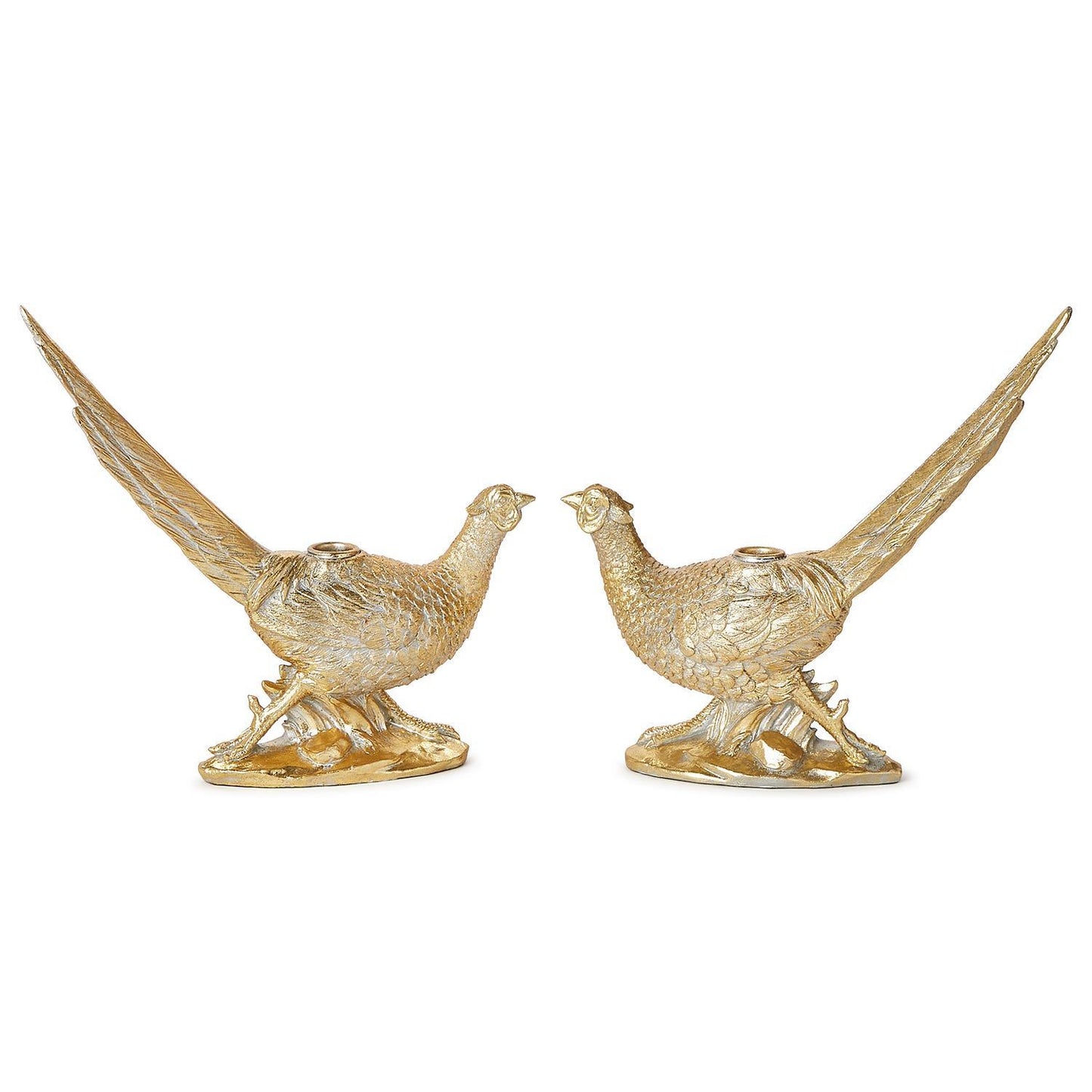 Taper Candleholders - Golden Pheasant - Set of 2 - Findlay Rowe Designs