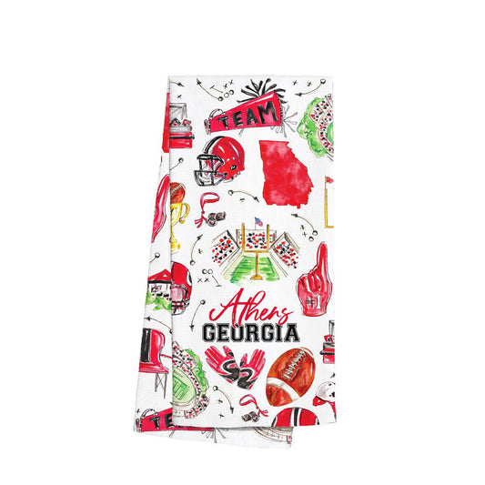 Swig - Tea Towel - Tailgates in Athens - Findlay Rowe Designs