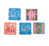Swag - Acrylic Coaster - Sorority Block Print