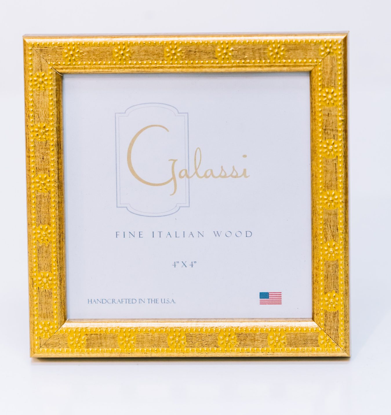 Galassi Frame - Marcelli Thin Daisy - Gold - 4X4 - Findlay Rowe Designs