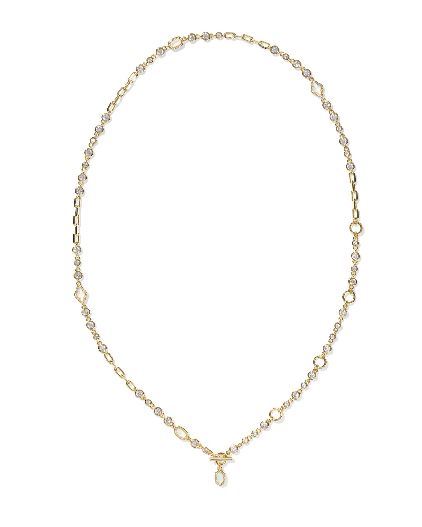 Kendra Scott - Necklace - Mini Elisa and Abbie Gold Strand  - White Mix - Findlay Rowe Designs