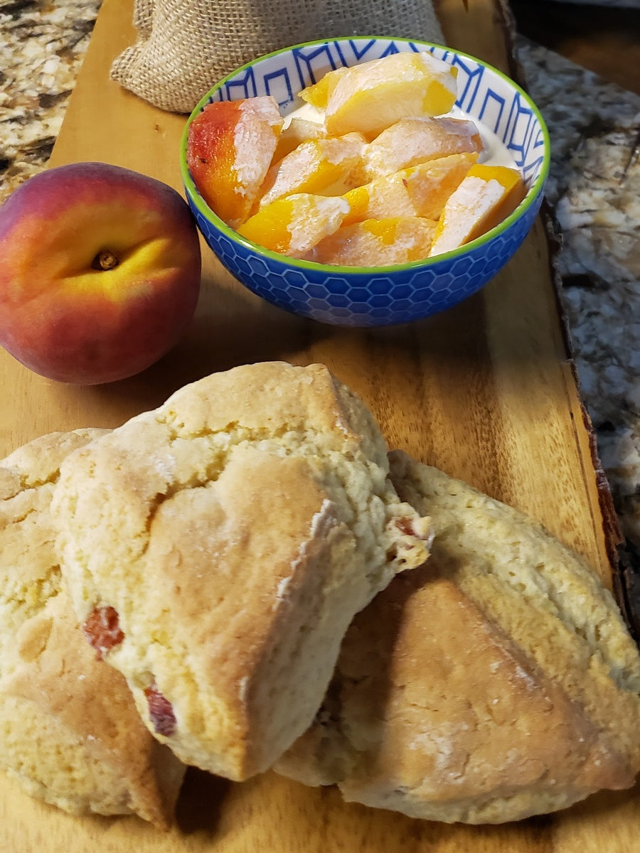 Dr. Pete's Foods - Scone Mix - Peaches and Cream - Findlay Rowe Designs