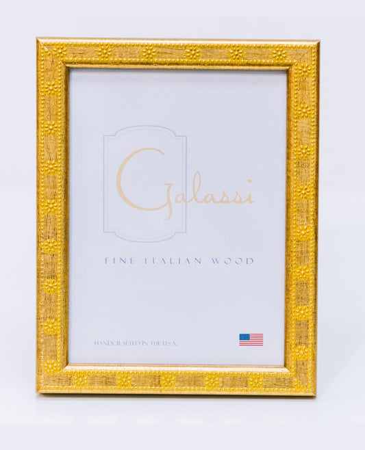 Galassi Frame - Marcelli Thin Daisy - Gold - 5X7 - Findlay Rowe Designs