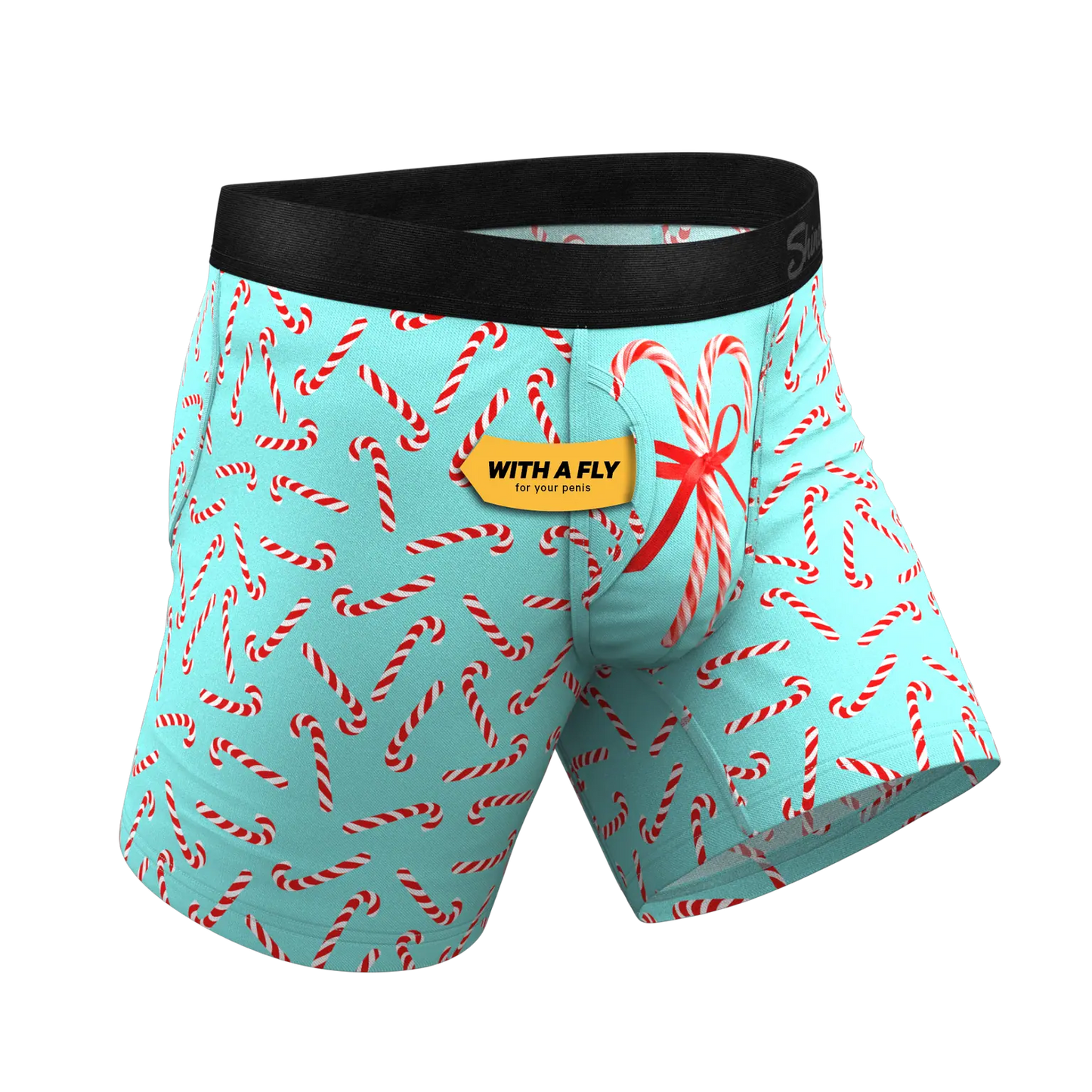 Shinesty - Pouch Underwear - Peppermint Pimp Canes - Large