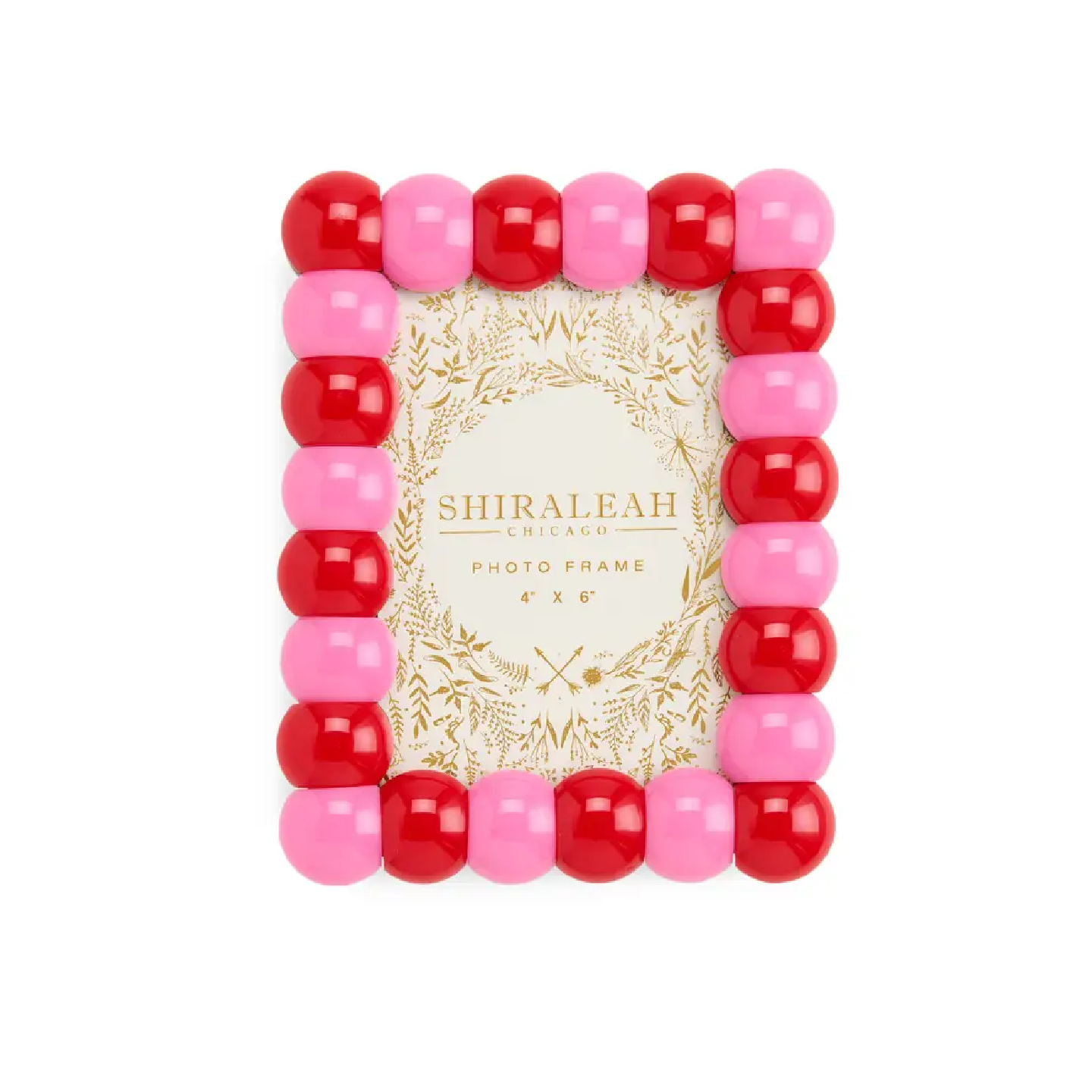 Shiraleah - Frame - 4x6 - Poppy Bubble - Red Pink - Findlay Rowe Designs