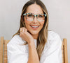 Peepers x Laura Park - Birdie Reader - Orchid Blossom Navy Colorblock