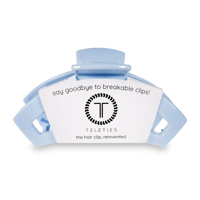 Teleties - Open Claw Clip - Clear Skies - Large - Findlay Rowe Designs