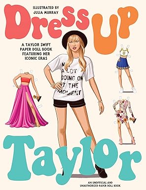 Dress Up Taylor: A Taylor Swift paper doll book featuring her iconic eras - Findlay Rowe Designs