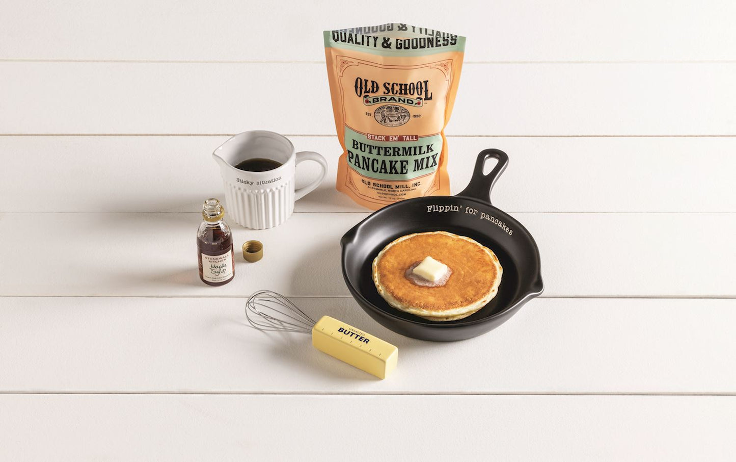 Mud Pie - Syrup Pitcher Gift 2 piece Set