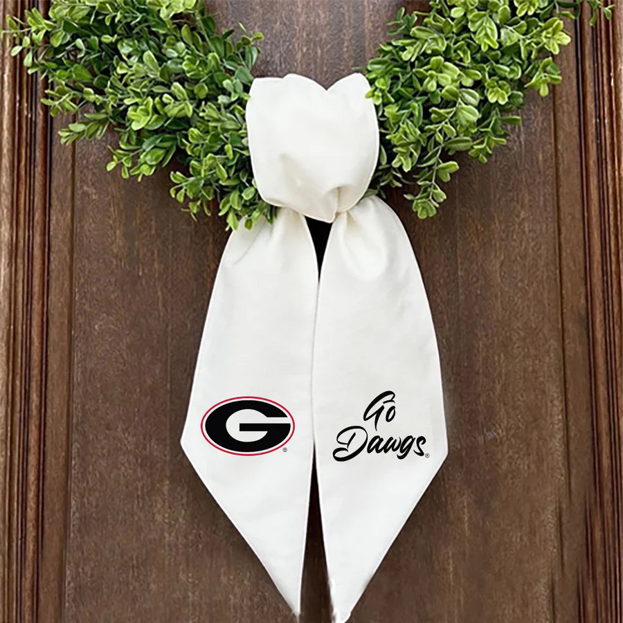 Wreath Sash Scarf  - 55in - Collegiate