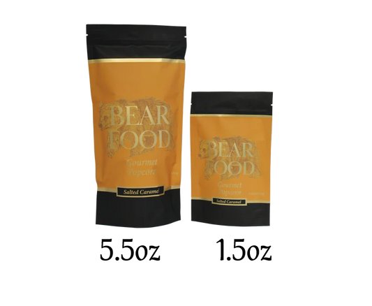 Bear Food - Salted Caramel Gourmet Popcorn - 1.5oz - Findlay Rowe Designs