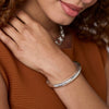 Julie Vos - Bracelet - Catalina Hinge Bangle - Silver - Findlay Rowe Designs