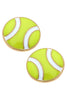 Maria Tennis Ball Enamel Stud Earrings