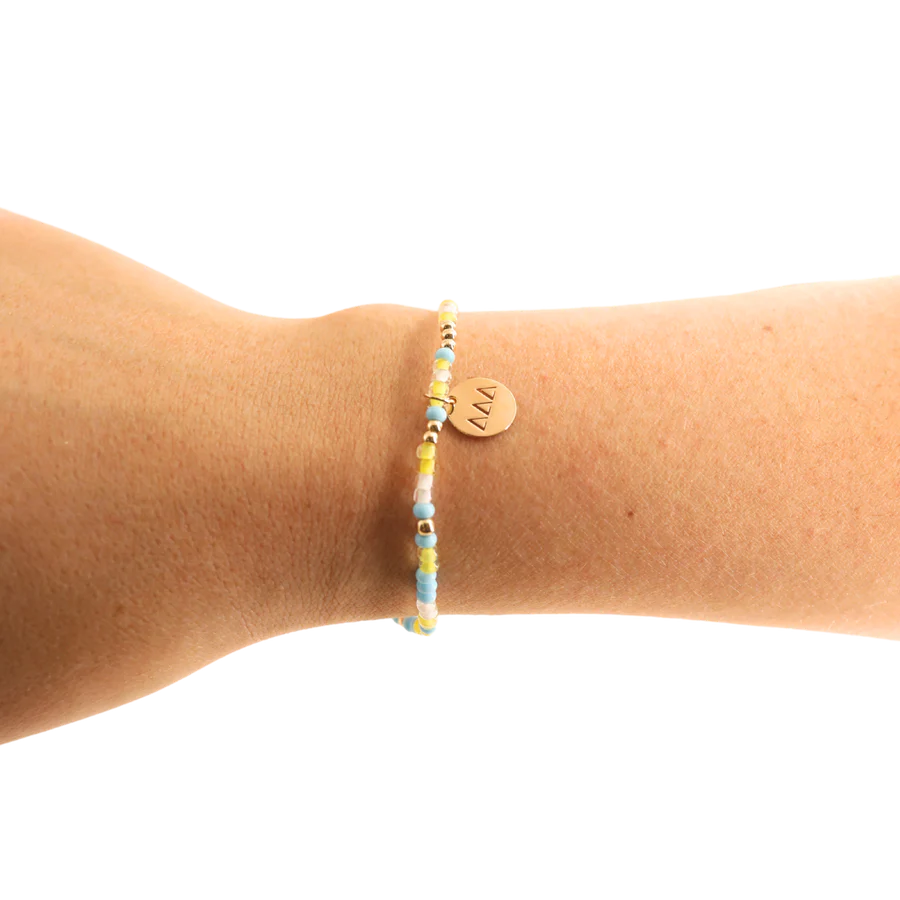 Beaded Blondes - Bracelet - Sprinkle Charm - Sorority - Findlay Rowe Designs
