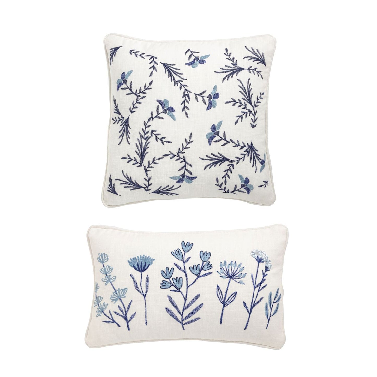 Mud Pie - Pillow - Blue Floral - Findlay Rowe Designs