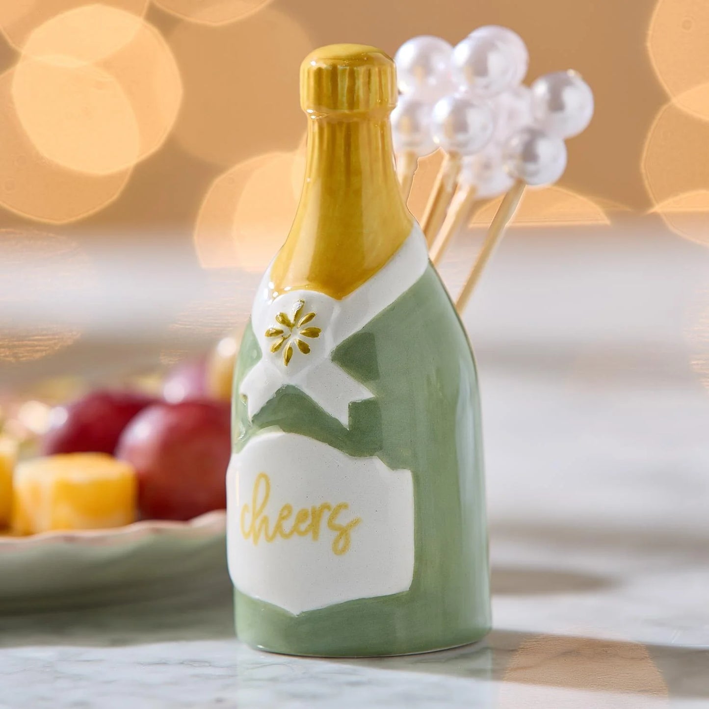 Toothpick Holder - Champagne Bottle Pick Holder - Findlay Rowe Designs