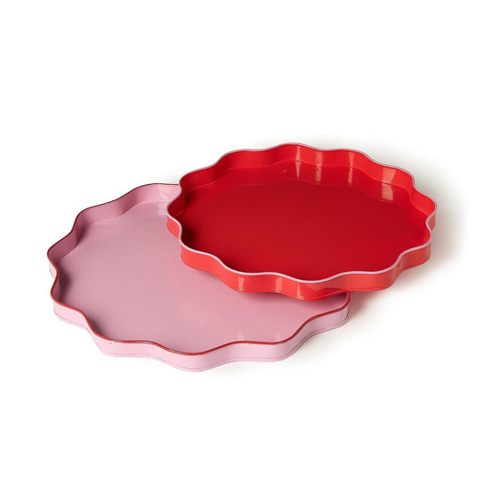 Scallop Trays - Pink or Red - Findlay Rowe Designs