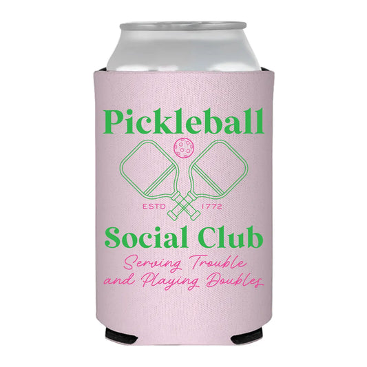 Pickleball Social Club - Trouble Can Cooler - Findlay Rowe Designs