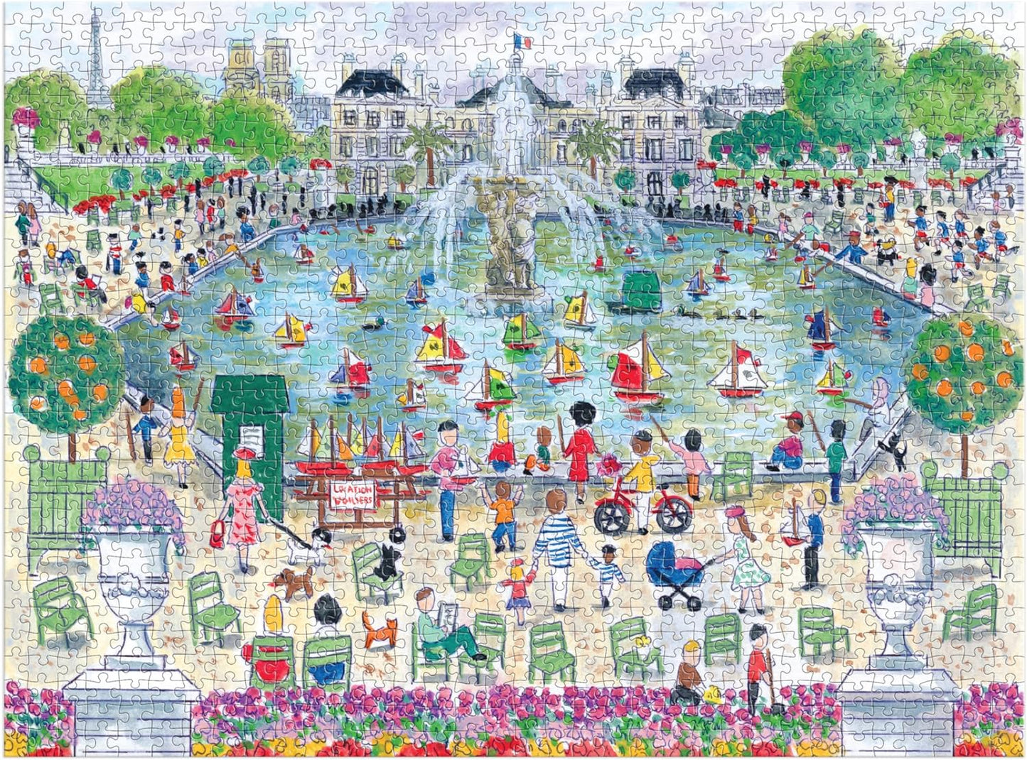 Galison Springtime in Paris – 1000 Piece Puzzle - Findlay Rowe Designs