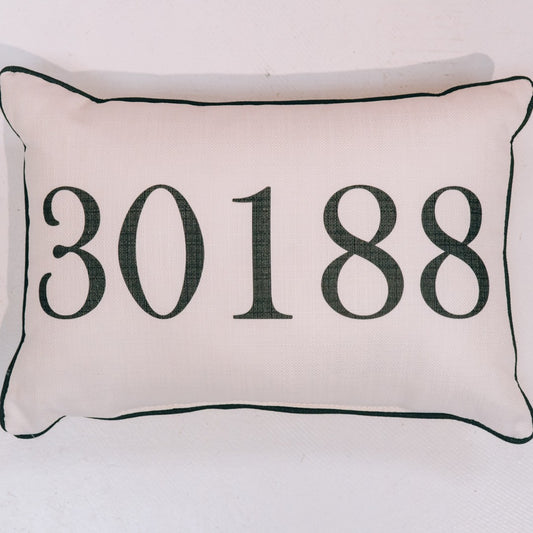 Pillow  - 30188 Lumbar Black Piping - Findlay Rowe Designs