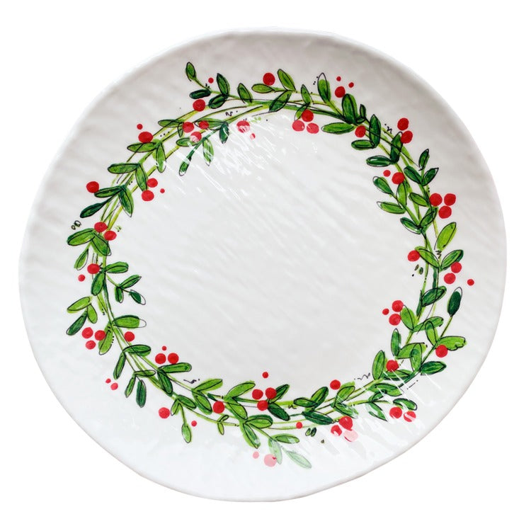Serving Plate - Christmas Wreath