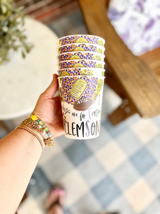 Party Cup - Reuseable - Clemson SC - Findlay Rowe Designs