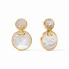 Julie Vos - Earrings - Essex Statement - Mother of Pearl