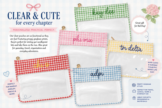 Duo Threads -  Needlepoint Storage Bag - Sorority - Findlay Rowe Designs