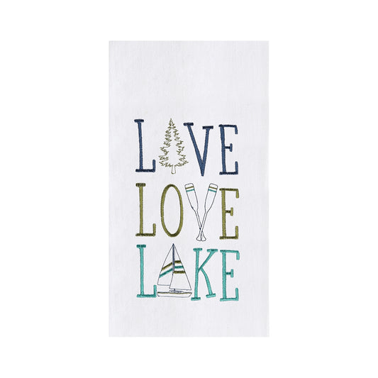 Towel - Live, Love, Lake - Findlay Rowe Designs