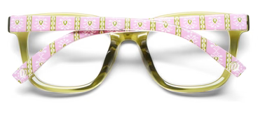 Peepers X Laura Park - To the Max - Green/Rosemary Stripe Pink - Findlay Rowe Designs