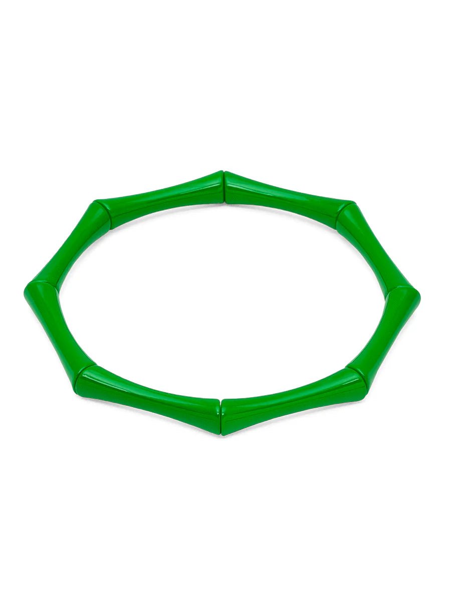 Bracelet - Enamel Stretch Bamboo - Findlay Rowe Designs