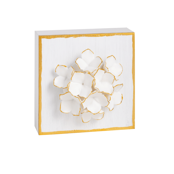 Mud Pie - Flower Plaque - Findlay Rowe Designs