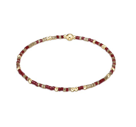 Enewton - Gameday Hope Unwritten Bracelet - Gold Luster-Wine - Findlay Rowe Designs