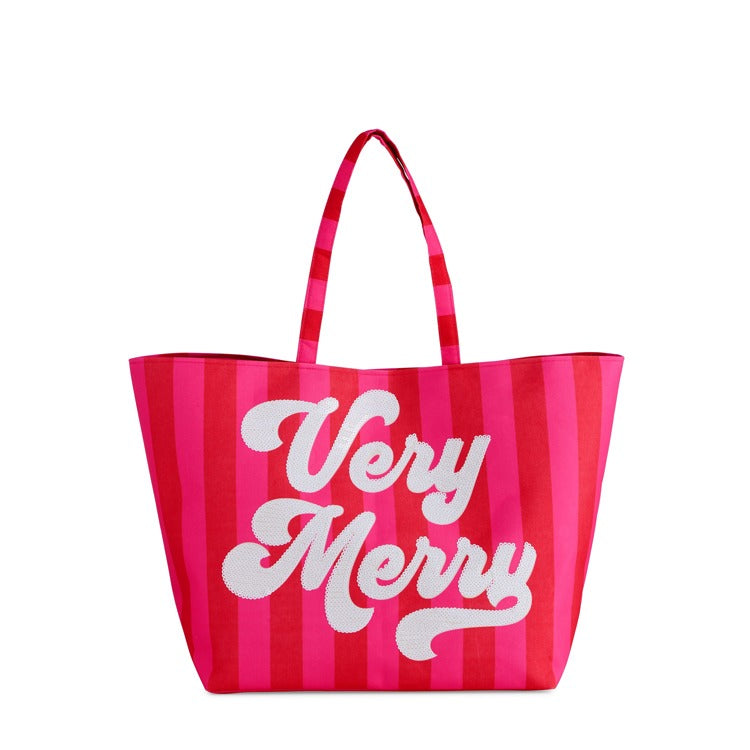 Shiraleah - Gifting Tote - Very Merry Red