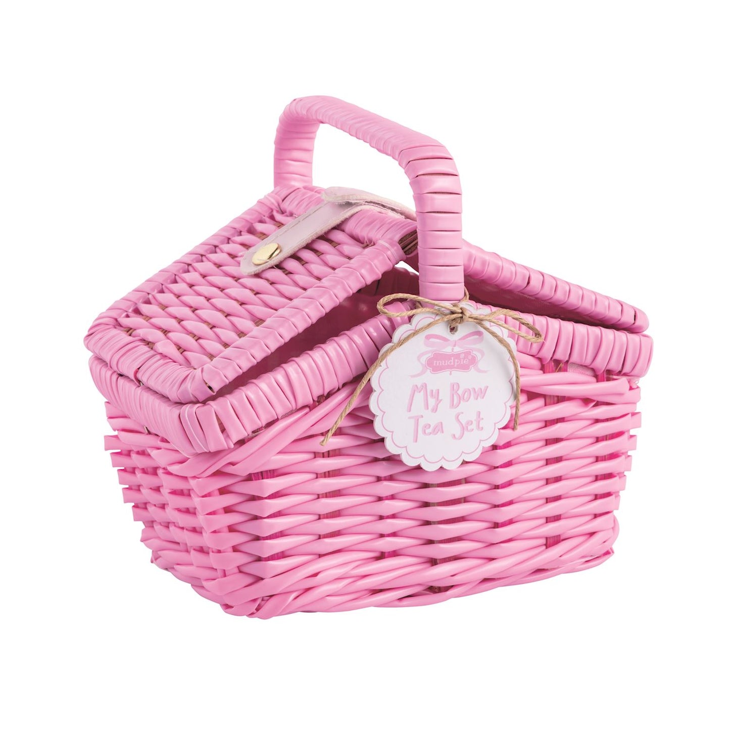 Mud Pie - Mini Tea Set - Pink Bow - Findlay Rowe Designs