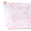 Cosmetic Case - Pink Bow Toile