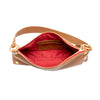 Hammitt - Kyle Small - Mahogany Pebble Brushed Gold - Red Zip - Findlay Rowe Designs