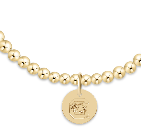 Enewton - ECollegiate Classic Gold 3mm Bracelet - U South Carolina Disc.  Item # - Findlay Rowe Designs