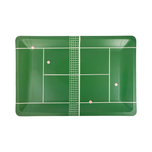 Paper Plate - Tennis Court