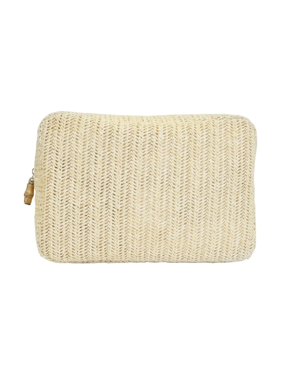 TRVL Design - Big Glam - Straw Cosmetic Bag - Sand - Findlay Rowe Designs