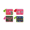 Mud Pie - Pouch - Christmas Embroidered Snarky - Pom Poms - Findlay Rowe Designs