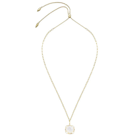 Natalie Wood - Necklace - She's A Gem Adjustable - Ivory Pearl - Findlay Rowe Designs