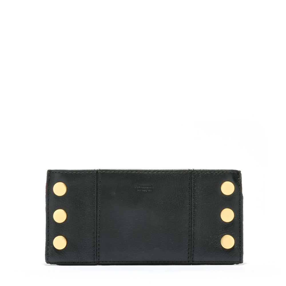 Hammitt - 110 North Wallet - Black Brushed Gold - Red Zip - Findlay Rowe Designs