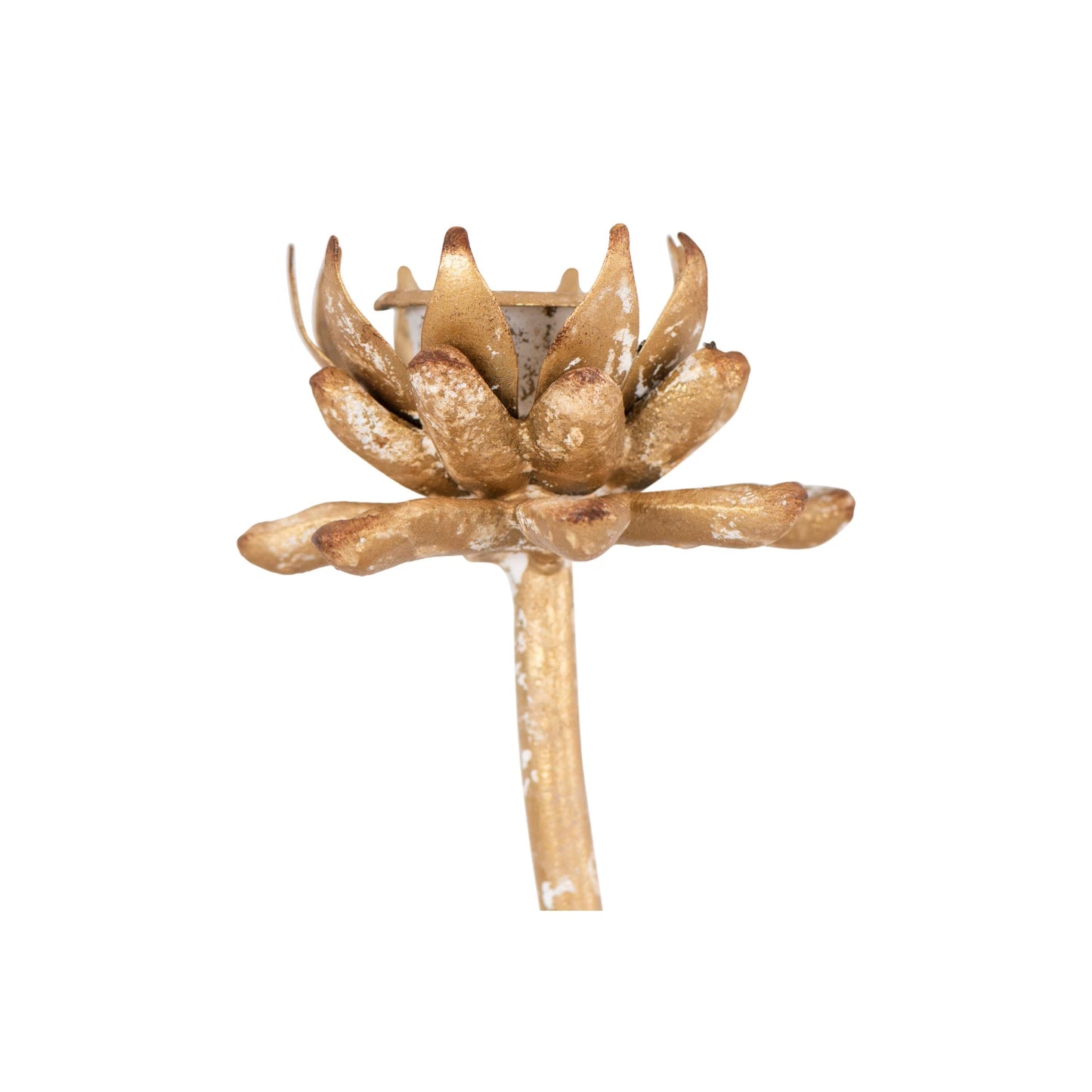 Candle - Taper Holder - Flower - Gold - Findlay Rowe Designs