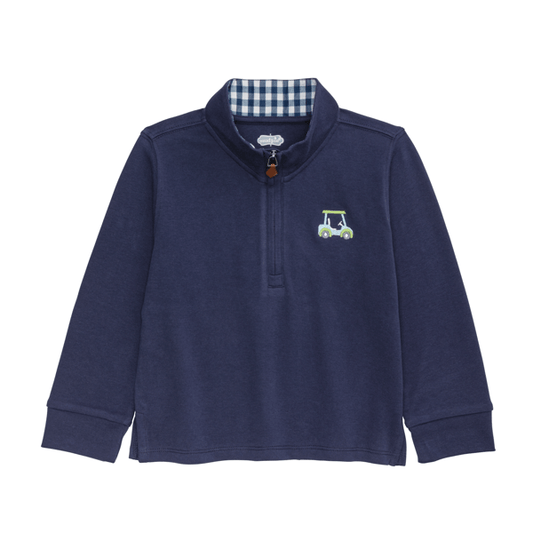 Mud Pie - Baby - Golf Quarter Zip 4T-5T - Navy - Findlay Rowe Designs