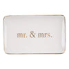 Glory Haus - Gold Mr. & Mrs. Trinket Tray - Findlay Rowe Designs