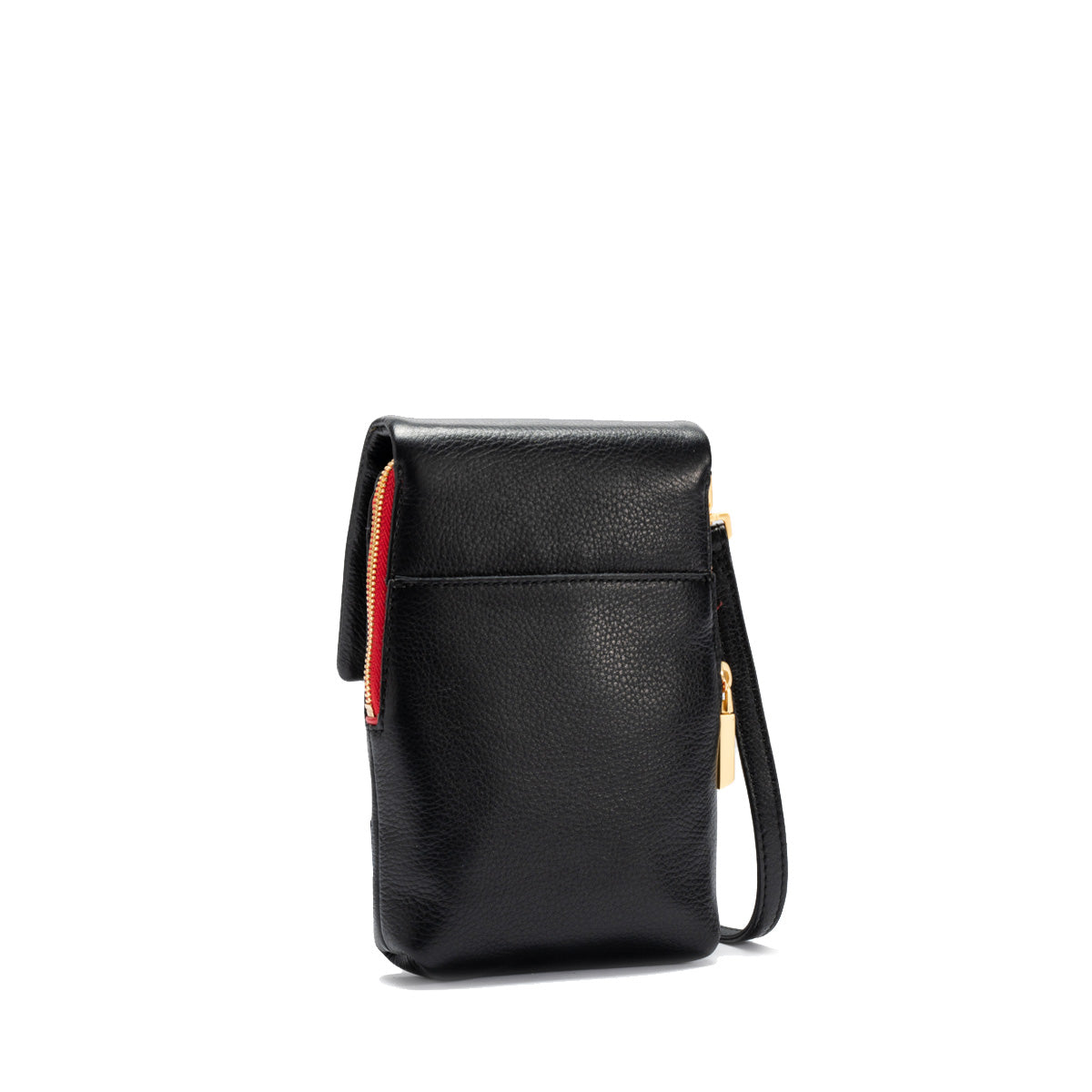Hammitt - VIP Mobile  Black Brushed Gold - Red Zip - Findlay Rowe Designs