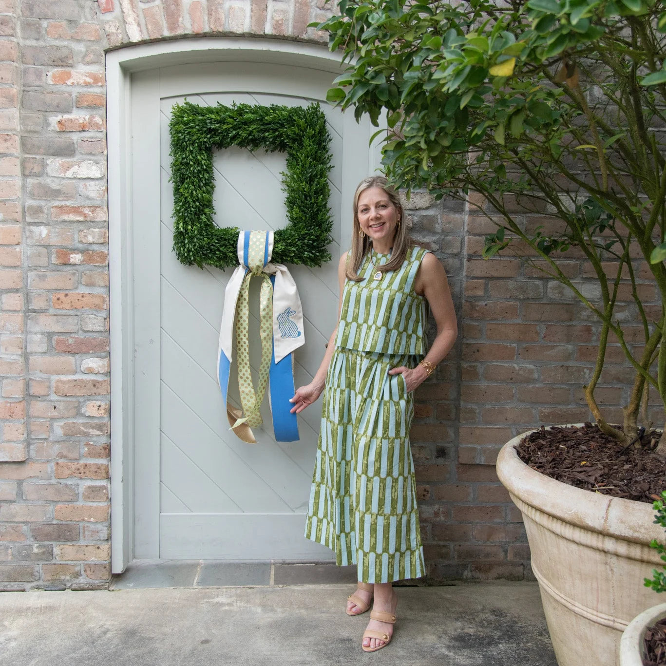 Fig & Dove - Boxwood Wreath - 24in - Square - Findlay Rowe Designs