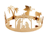 Gold Advent Candle Wreath - Findlay Rowe Designs