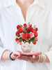 Fresh Cut Paper - Pop Up Bouquet Matching Card - Mini Blooming Roses - Findlay Rowe Designs